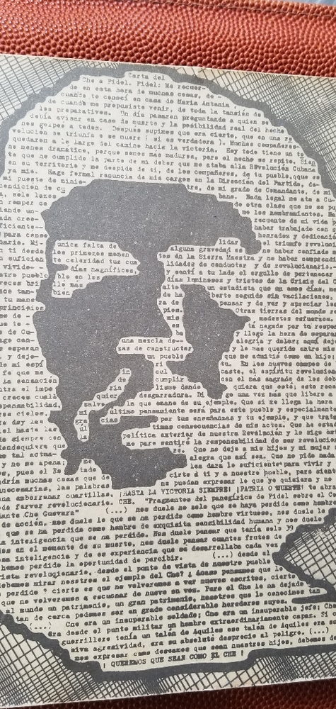 CHE GUEVARA Newsprint Artwork